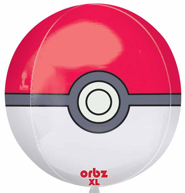Anagram Pokeball Pokemon Orbz 16" Balloon Licensed