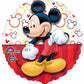Red Mickey Mouse Portrait Balloon
