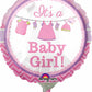 18" Baby Girl Foil Balloon