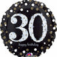 Sparkling 30 Happy Birthday Holographic Foil Balloon