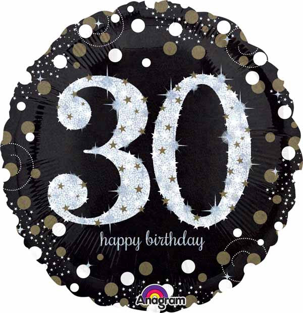 30th Birthday Jumbo Foil Balloon