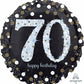 Anagram 18" Sparkling 70 Happy Birthday Holographic Foil Balloon Party Decor