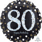 Anagram 18" Sparkling 80 Happy Birthday Holographic Foil Balloon Party Decor