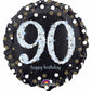 Anagram 18" Sparkling 90 Happy Birthday Holographic Foil Balloon Party Decor