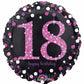 Anagram 18" Celebration 18th Happy Birthday Holographic Foil Balloon Party Decor