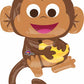 Funny Monkey Supershape Balloon