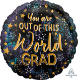 Galaxy Graduation Foil Balloon