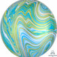 Blue Green Marble Orbz Panel Marblez