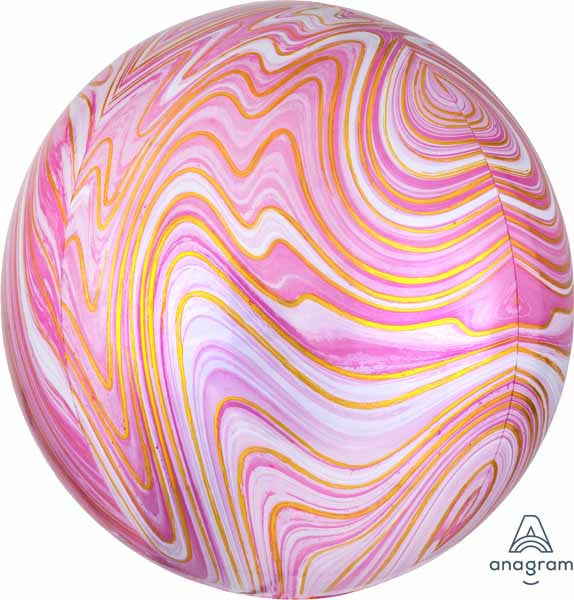 Pink Marble Orbz Panel Marblez
