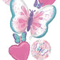 Flutters Butterfly Happy Birthday Foil Balloon Bouquet