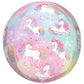 Unicorn Orbz Balloon