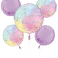 Anagram Luminous Birthday 5 Foil Balloons Bouquet Decor