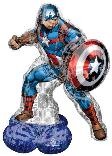 Captain America Superhero AirLoonz Foil Decor