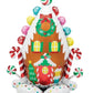 Jumbo Gingerbread House Air-Fill Balloon