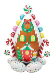 Jumbo Gingerbread House Air-Fill Balloon