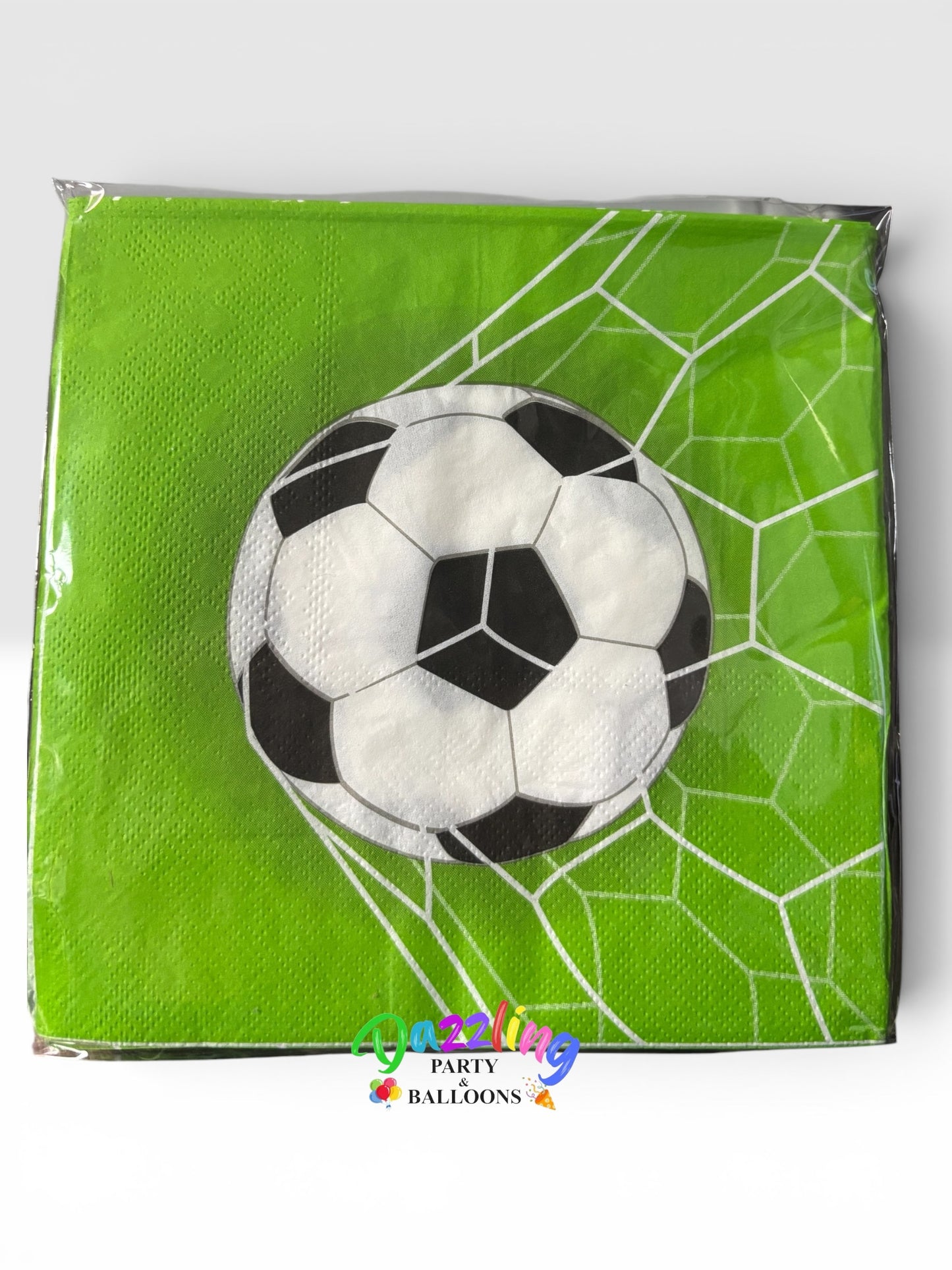 Soccer Paper Napkins 16 Pack