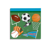 Sports Fanatics Theme Cocktail Napkins