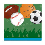 Sports Fanatics Theme Lunch Napkins