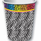 80s Party Theme Paper Cups