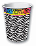 80s Party Theme Paper Cups