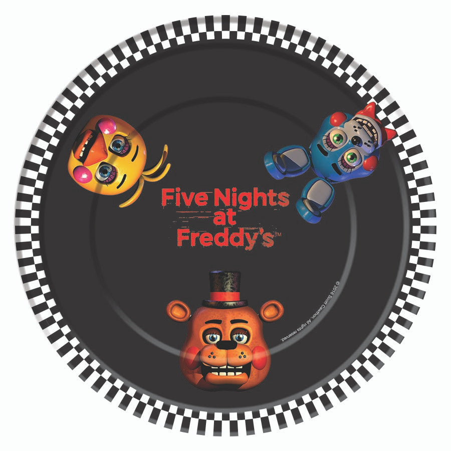 FNAF small paper plates