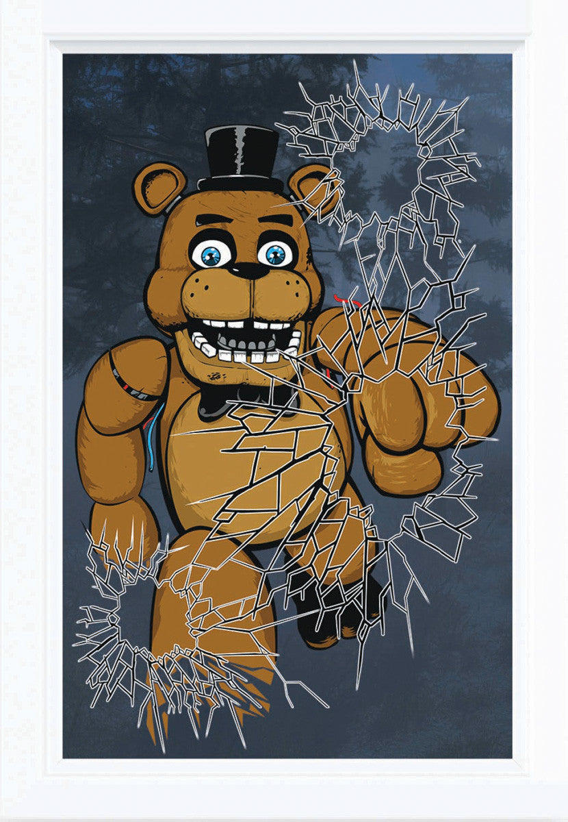 FNAF window covers party decoration