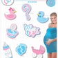 Gender Reveal Party Decorating Cutouts