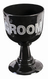Groom Goblet Black & Silver