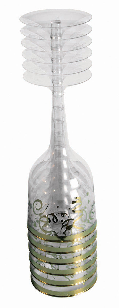 6 pack plastic wine glasses disposable