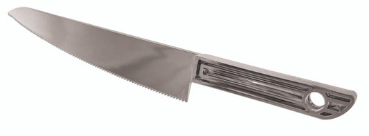 Silver Cake Knife Plastic