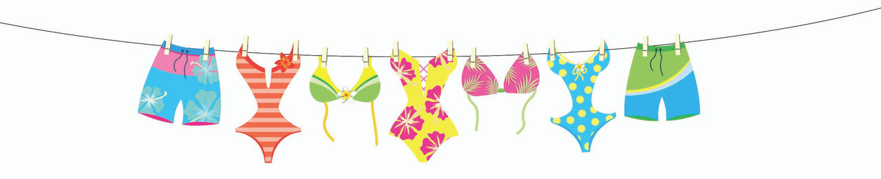 Summer Theme Party Banner Garland