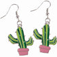 Cactus Dangle Earrings