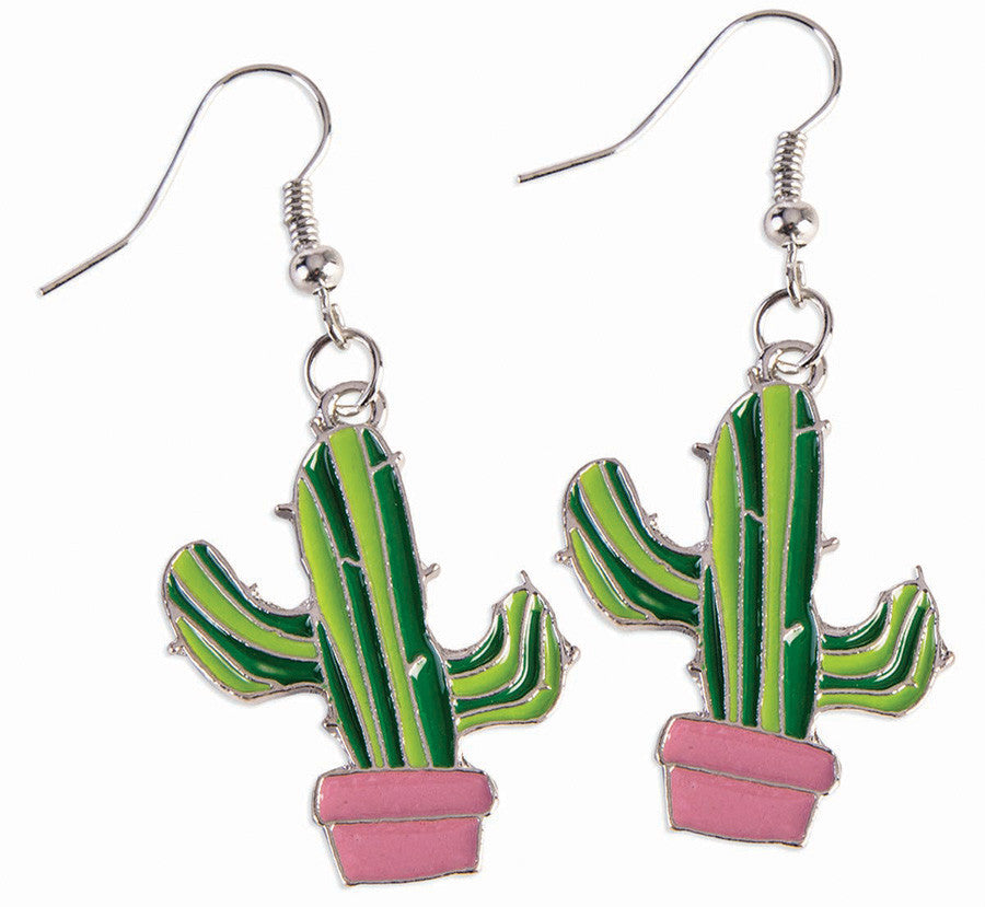 Cactus Dangle Earrings