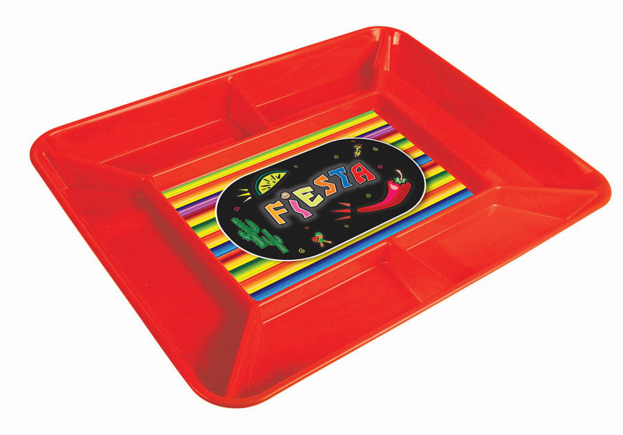 Plastic Fiesta Veggie Snack Tray