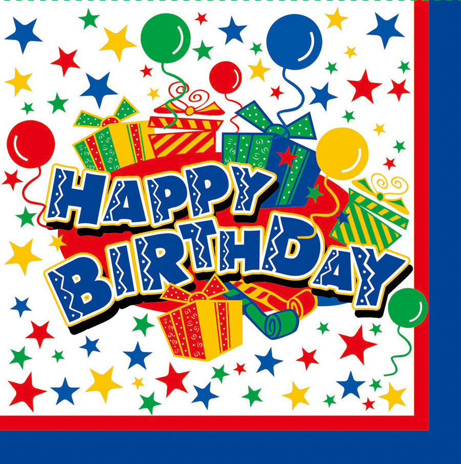 Generic Happy Birthday Napkins