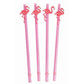 Pink Flamingo Straws