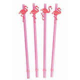 Pink Flamingo Straws