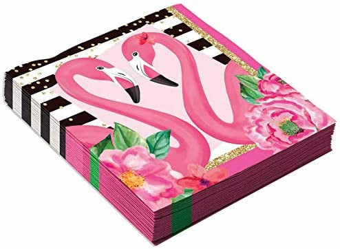 Flamingo Theme Napkins