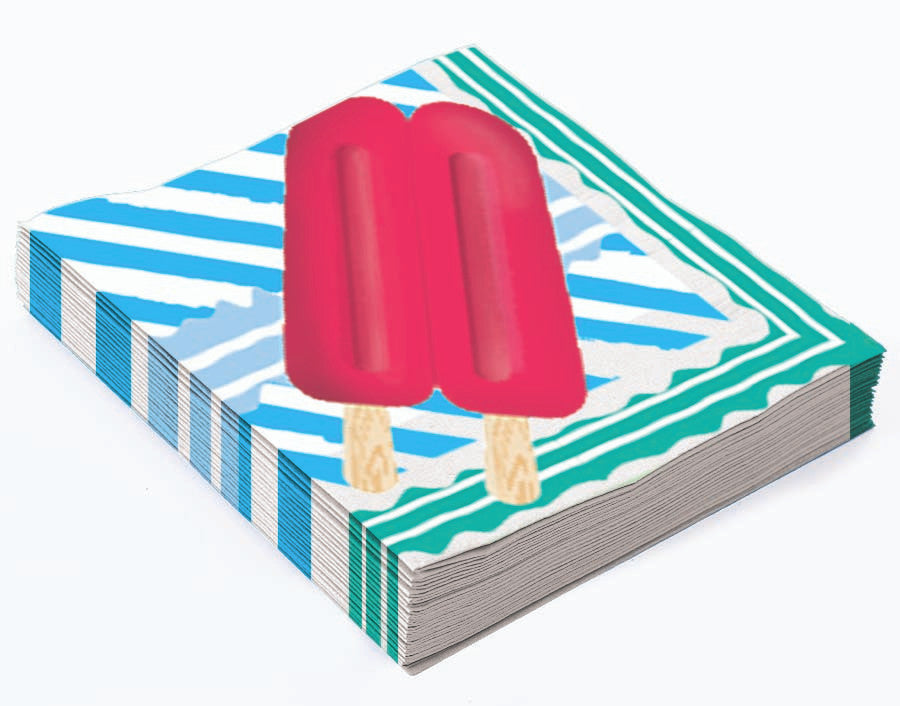 Pool Party Popsicle Napkins