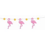 Pink Flamingo Banner Decoration