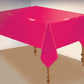Metallic Hot Pink Fuschia Tablecover