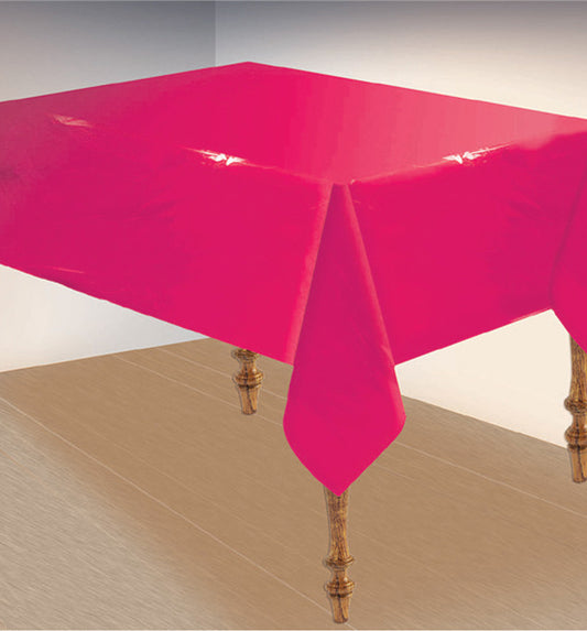 Metallic Hot Pink Fuschia Tablecover