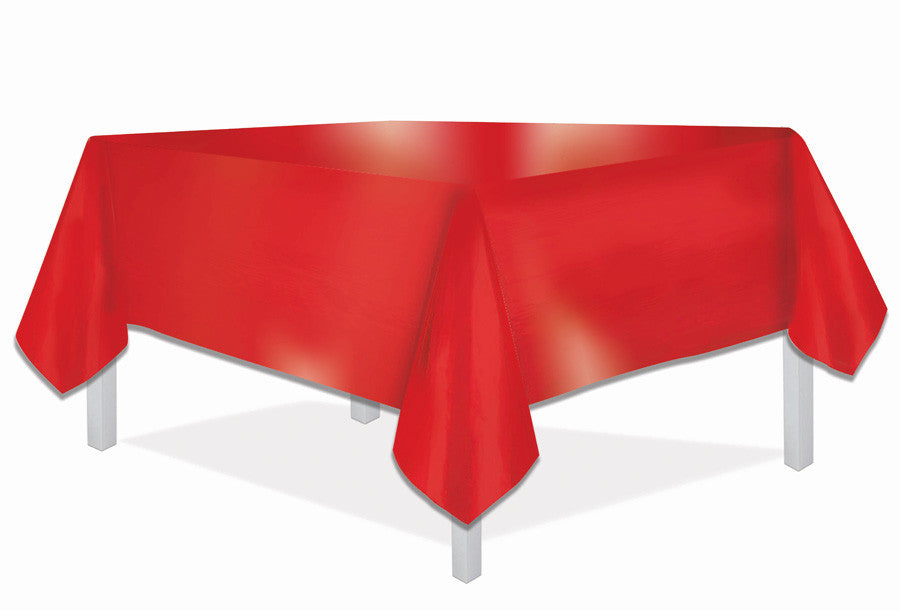 Metallic Red Tablecover