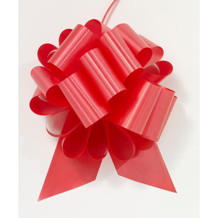 instant bow gift wrap red