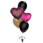 Valentine's Day Leopard on the Wild Side Balloon Bouquet
