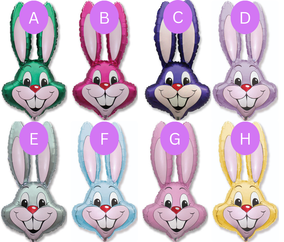 Color Chart For Rabbit Balloon