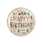Anagram 18" Round Wilderness Happy Birthday Foil Balloon