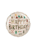 Anagram 18" Round Wilderness Happy Birthday Foil Balloon