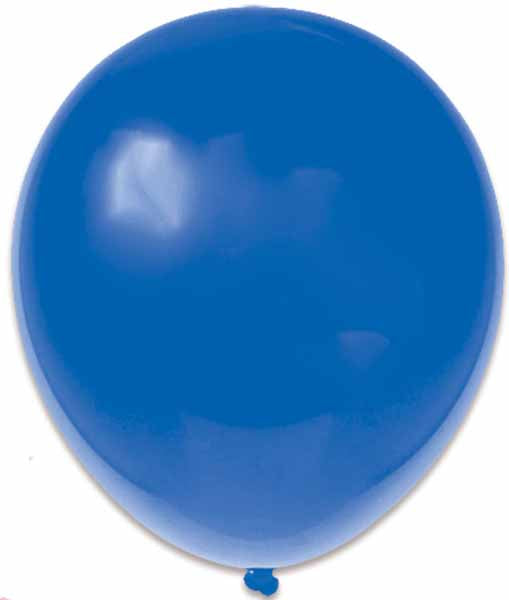 12" Royal Blue Latex Balloons 10/CT