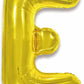 Gold Foil Balloon Letter E